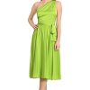 310qC7hwkYL.jpg Women's One Shoulder Pleated Skirt Dress Event Occasion Party Guest of