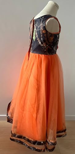 314HtyXoZ-L.jpg Princess Flower Girl Dress Camo and Tulle Banquet Birthday Party Gowns