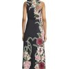 3196JWw0muL.jpg Women's Sleeveless Mock Neck Maxi Elegant Floral Print for Wedding Guest-Versatile Formal Dresses
