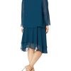 31APkZgoQgS.jpg Women's Plus Size Embellished Tiered Mother of The Bride Gown with Jacket, Wedding Guest, Formal Event Dress