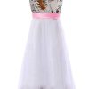 31H6RtZbBL.jpg Bride Snowfall Camo Mini Junior Bridesmaid Dresses Flower Girl Dress with Spaghetti Straps