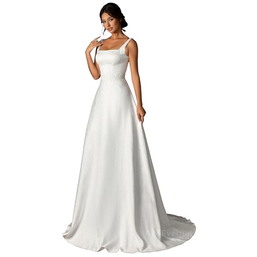 31SNe3lYXBL.jpg Bridal Gowns Elegant Royal Style Simple Wedding Dress Women's Cocktail Dress Sexy Maxi Skirt Guest Wedding Dresses