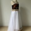 31p5W-sQhRL.jpg Bride Snowfall Camo Mini Junior Bridesmaid Dresses Flower Girl Dress with Spaghetti Straps