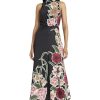412pfx9b2QL.jpg Women's Sleeveless Mock Neck Maxi Elegant Floral Print for Wedding Guest-Versatile Formal Dresses