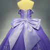 41BFG3pEc1L.jpg Lace Quinceanera Dresses Ball Gown Puffy Sparkly Tulle 3D Floral Sweet 16 Dresses Off Shoulder Party Gowns Y130
