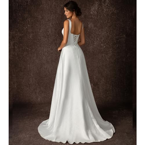 41BQ22uufyL.jpg Bridal Gowns Elegant Royal Style Simple Wedding Dress Women's Cocktail Dress Sexy Maxi Skirt Guest Wedding Dresses