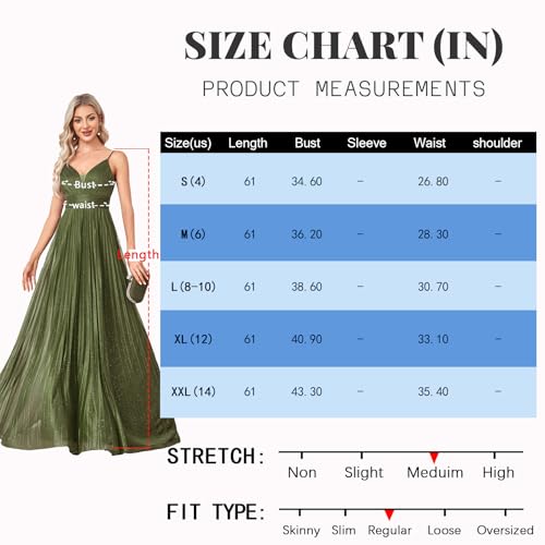 Sexy Backless Maxi Formal Dress for Women with Sequin, Sleeveless Pleated Evening Gowns for Wedding and Cocktail
