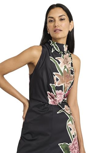 41EmIjoZMXL.jpg Women's Sleeveless Mock Neck Maxi Elegant Floral Print for Wedding Guest-Versatile Formal Dresses