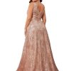 Plus Size Sleeveless Glitter Sequined Womens Long Formal Gown Aline Wedding Guest Dress Floor Length Evening Dresses