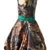 Camouflage Flower Girl Dresses Dance Pageant Wedding Guest Dress for Girls