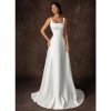 41qTgVTyF1L.jpg Bridal Gowns Elegant Royal Style Simple Wedding Dress Women's Cocktail Dress Sexy Maxi Skirt Guest Wedding Dresses