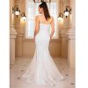 V Neck Sequins Tulle Mermaid Long Prom Dress