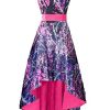 41tq4NQDgL.jpg High Low Camo Mother of The Birde Dress Bridesmaid Gown V Neck