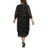 Women's Plus Size 2 Piece Mother of The Bride Dress Formal Evening Jacket Set Mother Gifts Special Occasion Party Dresses