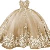 Sweetheart Floral lace up Corset Quinceanera Dresses Puffy Prom Party Sweet 15 16 with Train for Girl Juniors Prom Ball Gown