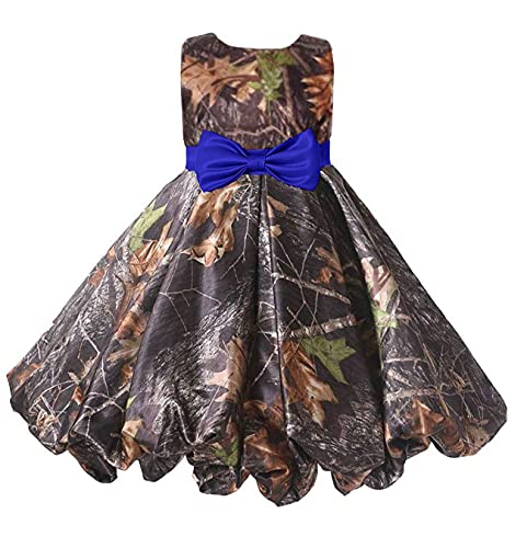 Camouflage Flower Girl Dresses Dance Pageant Wedding Guest Dress for Girls
