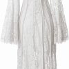 516VvqW851L.jpg Vintage Lace Hollow Out Flowing Long Skirt Women's Striped Slim Fit Flare Sleeve Dresses French Solid Suspender Travel Dress