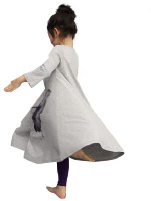Girls Casual Swing Twirly Cotton Printed Maxi Dresses