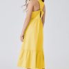 Girls Summer Maxi Dress Sleeveless Back Detailed Tiered Sundress with Pockets 5-12 Years