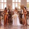 One Shoulder Mermaid Bridesmaid Dresses for Wedding Long Prom Dresses Bodycon Formal Party Gowns with Slit