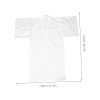 Japanese Kimono Robe White Traditional Long Dressing Gown for Women Adaptable Inner for Yukata Elegant Craftsmanship Vintage