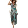 Wildlife Pelican Bird Ocean Pier Womens Casual Sleeveless Dress Maxi Long Beach Dress Sundress