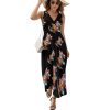61COGtVRkBL.jpg Ski Rider Cow Womens Casual Sleeveless Dress Maxi Long Beach Dress Sundress
