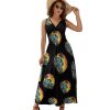 Vintage Truck Womens Casual Sleeveless Dress Maxi Long Beach Dress Sundress