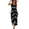Tuna Fish Womens Casual Sleeveless Dress Maxi Long Beach Dress Sundress