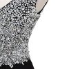 61HDzpBKD6L.jpg Women Formal Beaded Gradient Black Ombre Chiffon Long Prom Evening Dresses