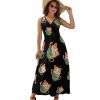 61I9P2v5X6L.jpg Cat Teacup Womens Casual Sleeveless Dress Maxi Long Beach Dress Sundress