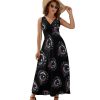 61T-EyZ36-L.jpg Goat Print Occult Eye Themes Devil Womens Casual Sleeveless Dress Maxi Long Beach Dress Sundress