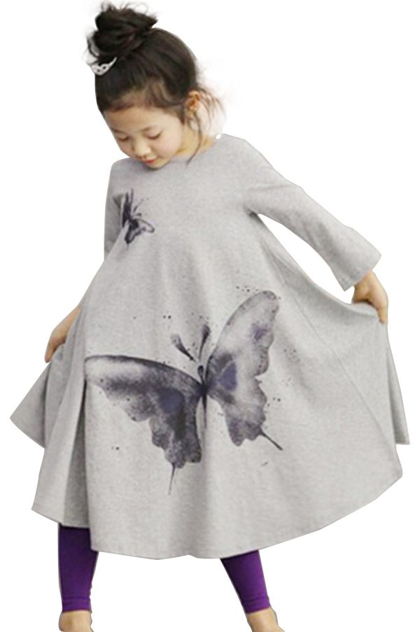 61aqLOaDh3L.jpg Girls Casual Swing Twirly Cotton Printed Maxi Dresses