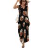 61kSSG1MgHL.jpg Mandala Yin Yang Flower Womens Casual Sleeveless Dress Maxi Long Beach Dress Sundress
