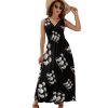 61mmZb9t0FL.jpg Three Puffin Bird Womens Casual Sleeveless Dress Maxi Long Beach Dress Sundress