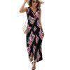 American Flag Pigs Womens Casual Sleeveless Dress Maxi Long Beach Dress Sundress