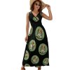 61tnvM5pkL.jpg Calm Meditating Puppy Dog Yoga Mandala Womens Casual Sleeveless Dress Maxi Long Beach Dress Sundress
