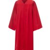 61uxN-0ofgL.jpg Unisex Adult Matte Graduation Gown Only, for High School, Bachelor, Choir Robes, Pulpit Robe, Pastor and Halloween