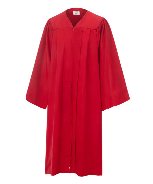 61uxN-0ofgL.jpg Unisex Adult Matte Graduation Gown Only, for High School, Bachelor, Choir Robes, Pulpit Robe, Pastor and Halloween