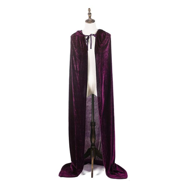 Halloween Costume Cape Cosplay Cape Velvet Cloak Fancy Dress Role Play Dress Up
