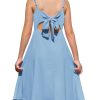 71FBxzph5L.jpg Girls' Dress Square Neck Summer Tie Back Spaghetti Straps Elegant Chiffon A-line Party Dress 7-14 Years