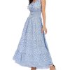 71ME2HB3JbL.jpg Women's 2025 Summer Boho Floral Print Tiered Casual Flowy Long Maxi Dress
