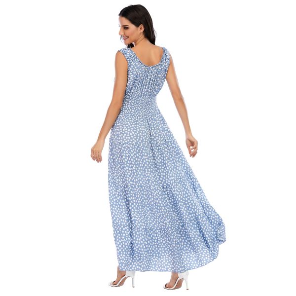 71O2mFeffgL.jpg Women's 2025 Summer Boho Floral Print Tiered Casual Flowy Long Maxi Dress