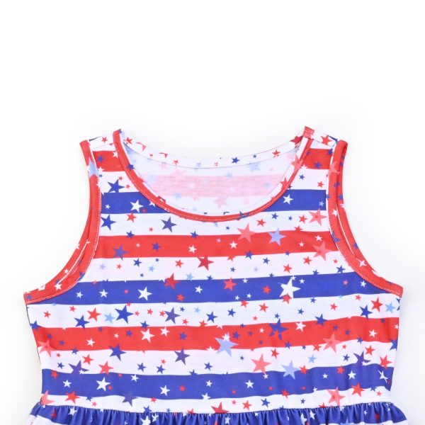Girls Maxi Dress,Cotton,Casual,Sleeveless/Long Sleeve Crew Neck 6-15Y