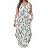 Summer Dresses Maxi Dress Vacation Beach Sundresses 2025 with Pockets