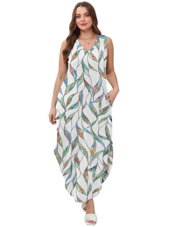 Summer Dresses Maxi Dress Vacation Beach Sundresses 2025 with Pockets