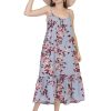 71dAVx3fpxL.jpg Women Summer Casual Loose Sleeveless Spaghetti Strap Beach Maxi Long Dress with Pockets