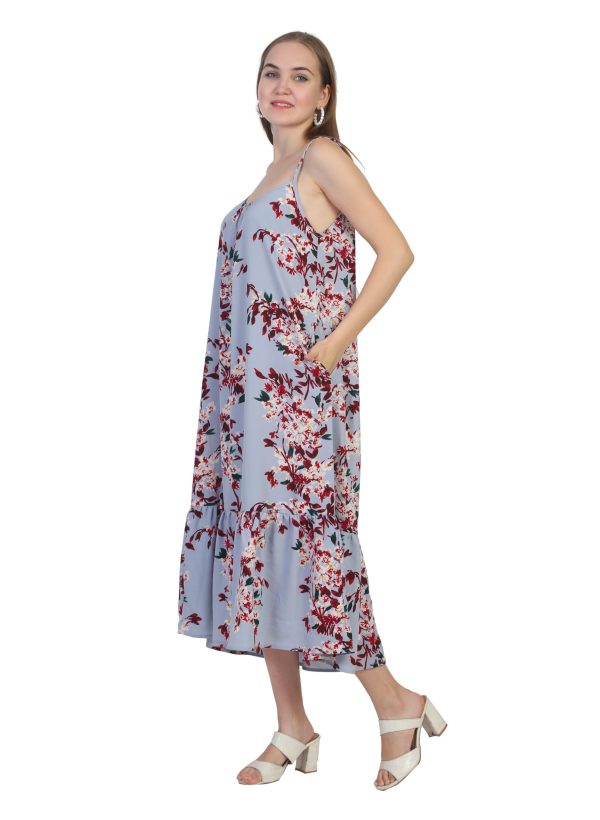 71wzBEySWgL.jpg Women Summer Casual Loose Sleeveless Spaghetti Strap Beach Maxi Long Dress with Pockets