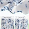 Family Matching Outfits Boho Floral Print Square Neck Puff Sleeve Smocked Dress and Short Sleeve T-Shirts Matching Set