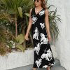 81ADGoxeXL.jpg Samoyed Dog Womens Casual Sleeveless Dress Maxi Long Beach Dress Sundress